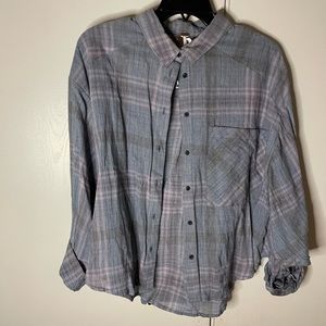 Free people Long sleeve button up